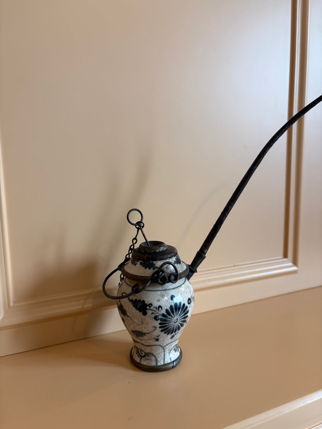 Antieke Chinese Opium Pijp uit de 19 eeuw