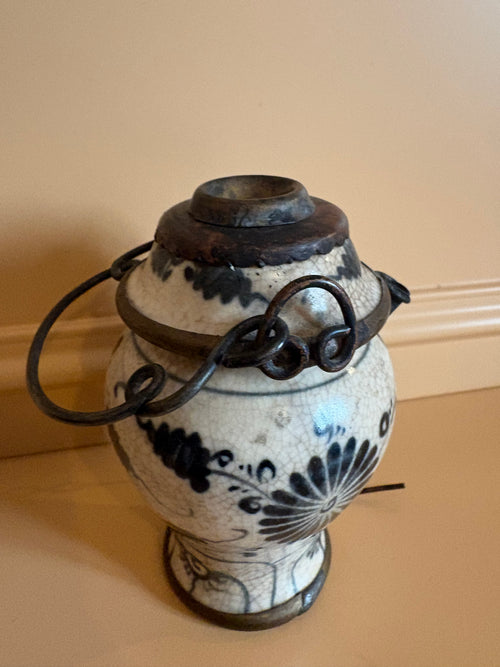 Antieke Chinese Opium Pijp uit de 19 eeuw