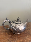 Franse verzilverde theepot