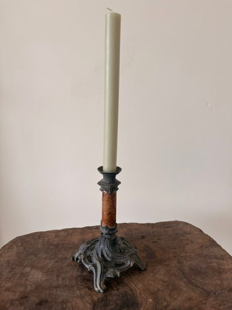 Antieke elegante marmeren kandelaar