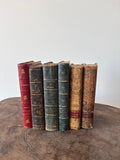 Antieke Franse boeken, set van 6