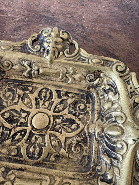 Antieke goudkleurige little tray