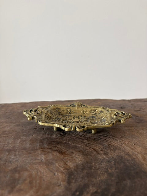 Antieke goudkleurige little tray