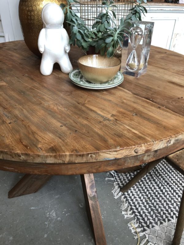 oude houten tafel